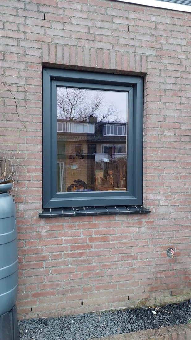 Nieuwe kunststof kozijnen bij een woning in Nijmegen